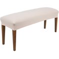 thumbnail image 1 of FFIY Jacquard Dining Room Bench Covers, Stretch Spandex upholstered Bench Slipcover, Removable Washable Bench Protectors(15.7'' x 43.3'', Beige), 1 of 7