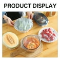 thumbnail image 4 of acdanc 100 pcs/pack Plastic Wrap Dispenser, Reusable Cling Film Dispenser, Food Grade Plastic Household Cling Film, 4 of 7