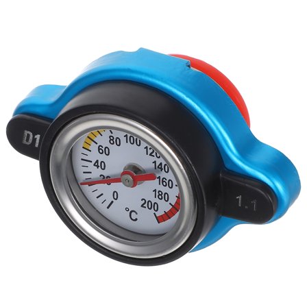 Pawsdot 2 in 1 Radiator and Water Temperature Meter, Assorted Color, Dial Type, Easy to Read