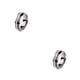thumbnail image 4 of Qarigey Anillo números romanos joyería carbono boda encanto fibra incrustaciones regalos personalidad Simple encantador acero dorado 9 # Color Acero 9 # 2piezas, 4 of 6