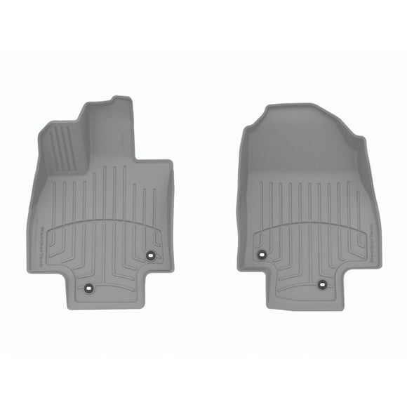 Weathertech Floor Liner 4618271IM FloorLiner HP; Molded Fit With Underside Nibs; Gray; Thermoplastic Elastomer TPE Injection Molded Material; 2 Piece