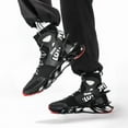 thumbnail image 4 of Mens High Top Sneakers Blade Non Slip Running Shoes Tennis Sneakers Athletic Casual Walking Shoes Black, 4 of 4