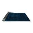thumbnail image 2 of Ahgly Company Indoor Round Abstract Light Blue Modern Area Rugs, 4' Round, 2 of 4