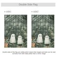 thumbnail image 4 of Yayeee Garden Flag 28" x 40" Double Sided Outdoor Yard Lawn Holiday Decorations, Cute Ghosts Playing, 4 of 6