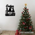 thumbnail image 3 of Craftnamesign Custom Gnome Metal Wall Art LED Light, Gnome Lover Name Sign, Christmas Decor, 3 of 5