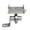 Silver, variant on Whaledi Motorcycle Handlebar Mounted Shockproof Stand Holder Cellphone Cradles