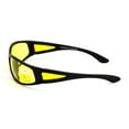 thumbnail image 2 of BiFocal Black Sunglasses With Yellow Night Driving Lens - 100% UV Protection. Bi-focal Reading Glasses Reader, 2 of 5