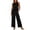 *Black, variant on VBVC Women's Lace Trim 2 Piece Set, Ladies' Casual High Waist Wide Leg Pants Outfit, Soft Breathable Summer Loungewear For Women,Black,S-3XL