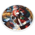 thumbnail image 3 of Faldas para árbol de Navidad de 30 pulgadas, tapete para árbol de Navidad para vacaciones de invierno, falda para árbol de Navidad para decoraciones navideñas rústicas, 3 of 8