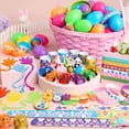 thumbnail image 4 of Huevos de Pascua precargados JOYIN, 100 unidades con varios juguetes y pegatinas, 4 of 5
