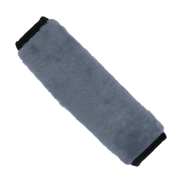 Funda de cinturón de seguridad de felpa suave única de Bargains / Almohadilla para el hombro de mochila multifuncional para camión, automóvil, SUV / Felpa cómoda y transpirable 7x24cm / 1 pieza gris