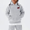thumbnail image 2 of YunPes Girls Boys Hoodie Baggy Casual Graphic Sweatshirt Halloween Spooky Print Long Sleeve Pullover Kids Fashion Spring Fall Clothes, 2 of 3