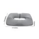 thumbnail image 3 of Cojín ergonómico para silla de oficina para aliviar el dolor de espalda | Cojín de asiento con soporte para coxis y hemorroides con diseño hueco | Espuma viscoelástica transpirable para estudiantes,, 3 of 6