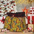 thumbnail image 6 of Rocae Dancing African Women Print Christmas Drawstring Linen Gift Bag with Drawstrings Treat Bag Goody Present Bags for Christmas Party Favor, 6 of 8