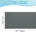 thumbnail image 2 of Uxcell 393"x3.9" Papel Tapiz Gris Oscuro, Papel Tapiz Autoadhesivo, Papel Contacto de Color Sólido de Vinilo Decorativo para Recubrimiento de Pared, 2 of 7