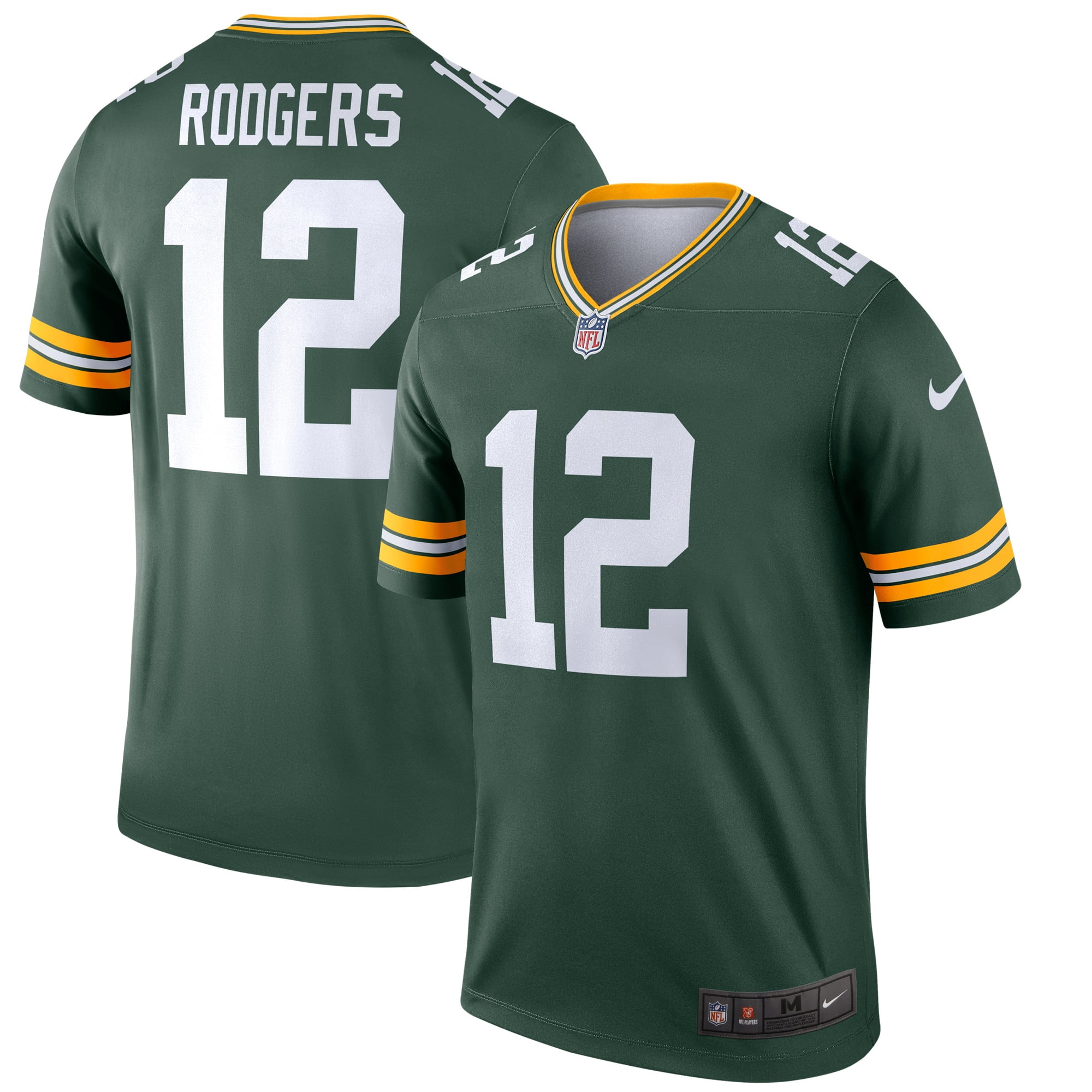 Aaron Rodgers Packers Men's Jersey White 