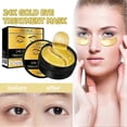 thumbnail image 3 of 24K Gold Eye Treatment Mask Anti Wrinkle Moisturizing Eye Mask, 3 of 5