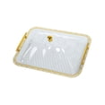 thumbnail image 4 of yotijay Fruit Snack Plate with Handle and Lid Food Tray Coffee Table Tray Home Decor S, 4 of 8