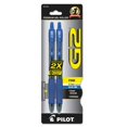 thumbnail image 1 of Pilot G2 Stylo à Bille Gel, Bleu, 0.7mm, Lot de 2, 1 of 4