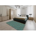 thumbnail image 4 of Ahgly Company Indoor Round Patterned Mint Green Area Rugs, 6' Round, 4 of 6