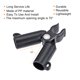 thumbnail image 4 of Ajustable Planta Enrejado Conector Clips A-Tipo, Plástico Jardín Estacas Cruz Hebillas, 16mm Conexión Articulaciones para Jardinería Soportes, 30 Pulgadas 1 Juego, 4 of 4