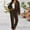 01 Coffee, variant on YueHuiYing Women's 2 Piece Outfits Lapel Long Sleeve Sweatshirt Wide Leg Pants Matching Tracksuit Sets