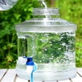 thumbnail image 4 of Camping Water Jug with Tap - 2 Gallon Transparent Water Container - Leakproof Outdoor Water Carrier for Hiking, Travel & Emergency Water Storage, 4 of 4