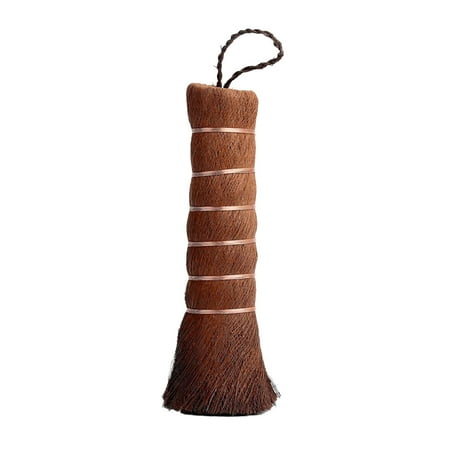 

Teapot Cleaning Tool 1pc Desktop Cleaning Tool Natural Palm Fibre Tea Brush Tea Ceremony Utensils Tea Accessories Maintenance Cleaning Brush (Brown)
