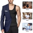 thumbnail image 4 of Camisa de compresión con capa base moldeadora de cuerpo para hombre Odoland, 4 of 8