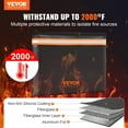 thumbnail image 2 of VEVOR 8"x5", 15"x11" &13.4"x10" Fireproof Document Bag 2000 Card Pocket Zipper Reflective Strip Black - Letter, 2 of 5
