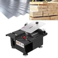 thumbnail image 2 of Fdit Sliding Table Saw,Table Saw Machine,Table Saw Mini 100W Sliding Rail Adjustable Cutting Machine 110V‑240V for Woodworking, 2 of 8