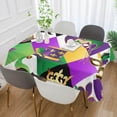 thumbnail image 5 of Coolnut Mardi Gras Rectangle Tablecloth Spill-Proof Polyester Table Cloth Table Cover for Kitchen Dining Picnic Holiday Party Decoration,60"x90", 5 of 7