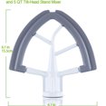 thumbnail image 3 of Flex Edge Beater Work for KitchenAid Mixer Attachments,Compatible with 4.5-5 Quart Tilt-Head Stand Mixers,kitchenAid Paddle with Scraper,Flexible Silicone Edges, 3 of 7