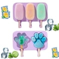 thumbnail image 1 of 2 moldes de silicona de grado alimenticio con forma de dibujos animados para helado, molde para tartas, molde para queso, fácil de desmoldar, 1 of 5