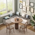 thumbnail image 7 of IDEK L Shaped Breakfast Nook Bench with Storage,Space-Saving Corner Bench for Kitchen, Living Room, White and Gray, 7 of 7