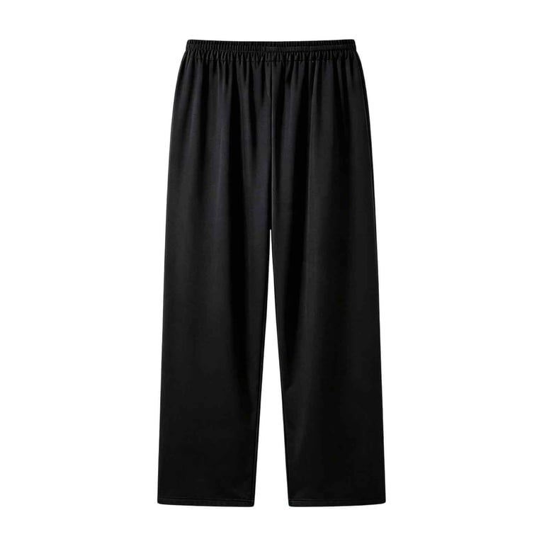 Rhuody Men Pants Empire Waist Cartoon Graphic Pajamas Pants Straight ...