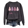thumbnail image 2 of IDOCLOTHES Breast Cancer Awareness Sweatshirt for Women In October We Wear Pink Halloween Sweaters for Women Long Sleeve Tops Womens Fall Fashion Clothing Dark Gray, S, 2 of 3