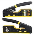 thumbnail image 1 of A-VDV226-110 Outils Pass Thru RJ45 Outil de Rappel Compact, Jaune/noir, 1 of 8
