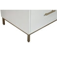 thumbnail image 3 of HomeRoots 524125 60 in. White Solid Wood Six Drawer Double Dresser, 3 of 3