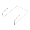 thumbnail image 1 of Raindrops 1Pc White Plastic Pegboard Rack Hanging Storage Shelf for Home Office Kitchen Bathroom Organization, 1 of 8