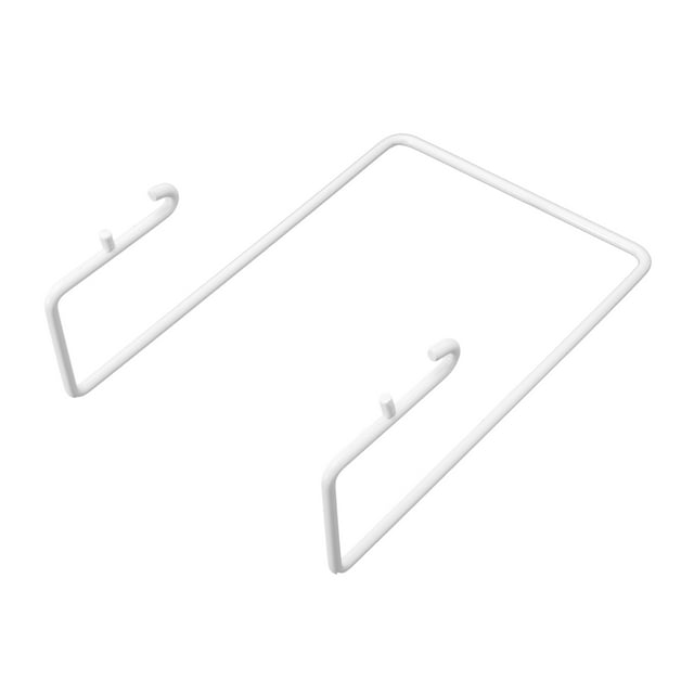 Raindrops 1Pc White Plastic Pegboard Rack Hanging Storage Shelf for Home Office Kitchen Bathroom Organization