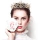 thumbnail image 5 of Tiara de boda de oro rosa con diamantes de imitación para mujer, tiara barroca, joyería para el cabello de novia para bodas, desfiles, fiestas de princesas, 5 of 5