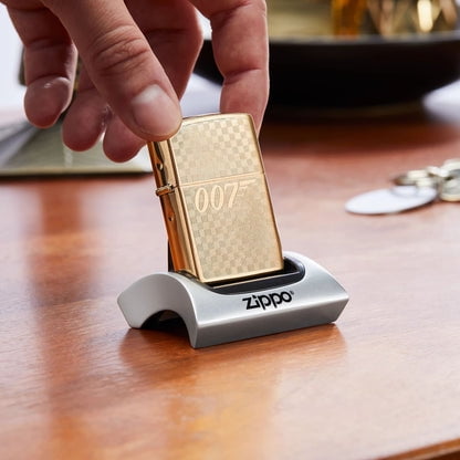 Zippo Lighter - Customized Engraved Message B Bond Bt 007 Gun Logo 46298