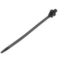 thumbnail image 3 of Nylon Push Mount Car Dome Cable Zip Tie, 162mm Length, 20 Pcs, Black, 3 of 5