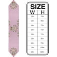 thumbnail image 6 of Spring Rabbit Flower Cotton and Linen Triangle Table Runners Long Dresser Scarves Table Decoration for Wedding Party/Graduation Ceremony/Banquet Easter Basket Eggs Pink Watercolor, 6 of 9