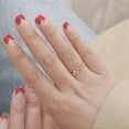 thumbnail image 2 of Womens Gold Plated Alloy Ring Branch Creative Shape with Gemstones Individually Packed European American Design Fashion Jewelry Ring for Women, 2 of 6