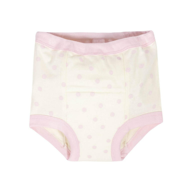 Gerber Baby Girls' 4-Pack Training Pant, Bunny, 3T 