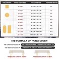 thumbnail image 7 of Fall Blue Pumpkin Tablecloth 60x84 Inch Rectangular，Leaves Thanksgiving Autumn Harvest Stain Resistant Table Cover for Holiday Party Picnic Dinner Farmhouse Decoration（Buffalo Plaid）, 7 of 7
