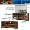 thumbnail image 4 of Modern TV Stand with Storage for TVs up to 60", Hickory, 4 of 9