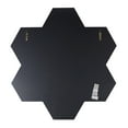 thumbnail image 6 of DecMode 39" x 41" Silver Honeycomb Shaped Geometric Wall Mirror, 6 of 8